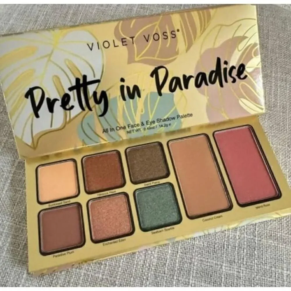 VIOLET VOSS - NWT - Pretty in Paradise All-in-One Face & Eye Shadow Palette